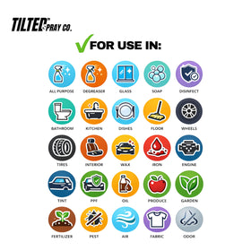 Tilted Spray Co 360 adapter in kitchen use for food-safe applications