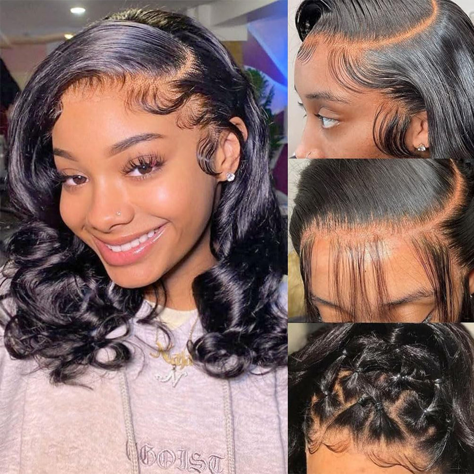 TimeBe bob wig 13x6 lace-front with seamless parting for a natural look