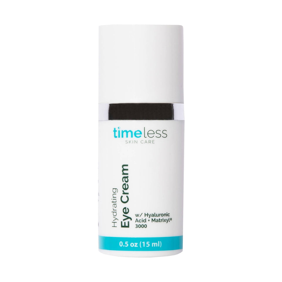 Timeless Skin Care hydrating eye cream bottle pump for eye area hydration