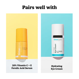 Timeless Skin Care Matrixyl Synthe’6 Serum in use demonstrates a light, fast-absorbing finish.