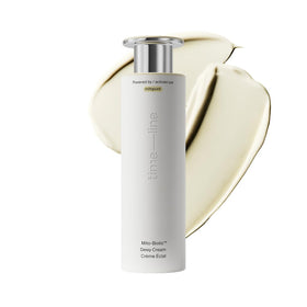 Timeline Mitopure Dewy Cream bottle demonstrates lightweight hydration for daily use.