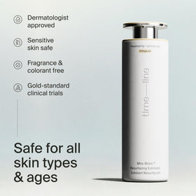 Timeline Mitopure before-after texture comparison indicating smoother skin