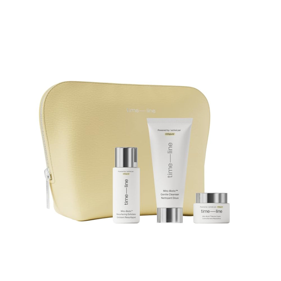 Timeline Mitopure Gentle Cleanser foam for refreshing cleanse and preserved moisture.