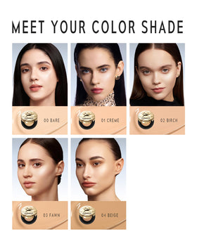 Timephoria Timeless Utopia Glow Cushion long-wear swatch communicates 10-hour durability.