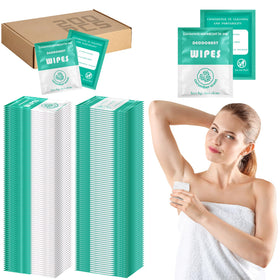 Timgle deodorant wipes, individually wrapped, ideal for on-the-go freshness.