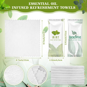 Timgle individually wrapped towels offer portability for travel and gym sessions.