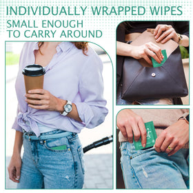 Timgle sports travel armpit wipes ideal for workouts and travel