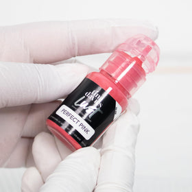 Tina Davies pigments stored in a cool cabinet to preserve color stability