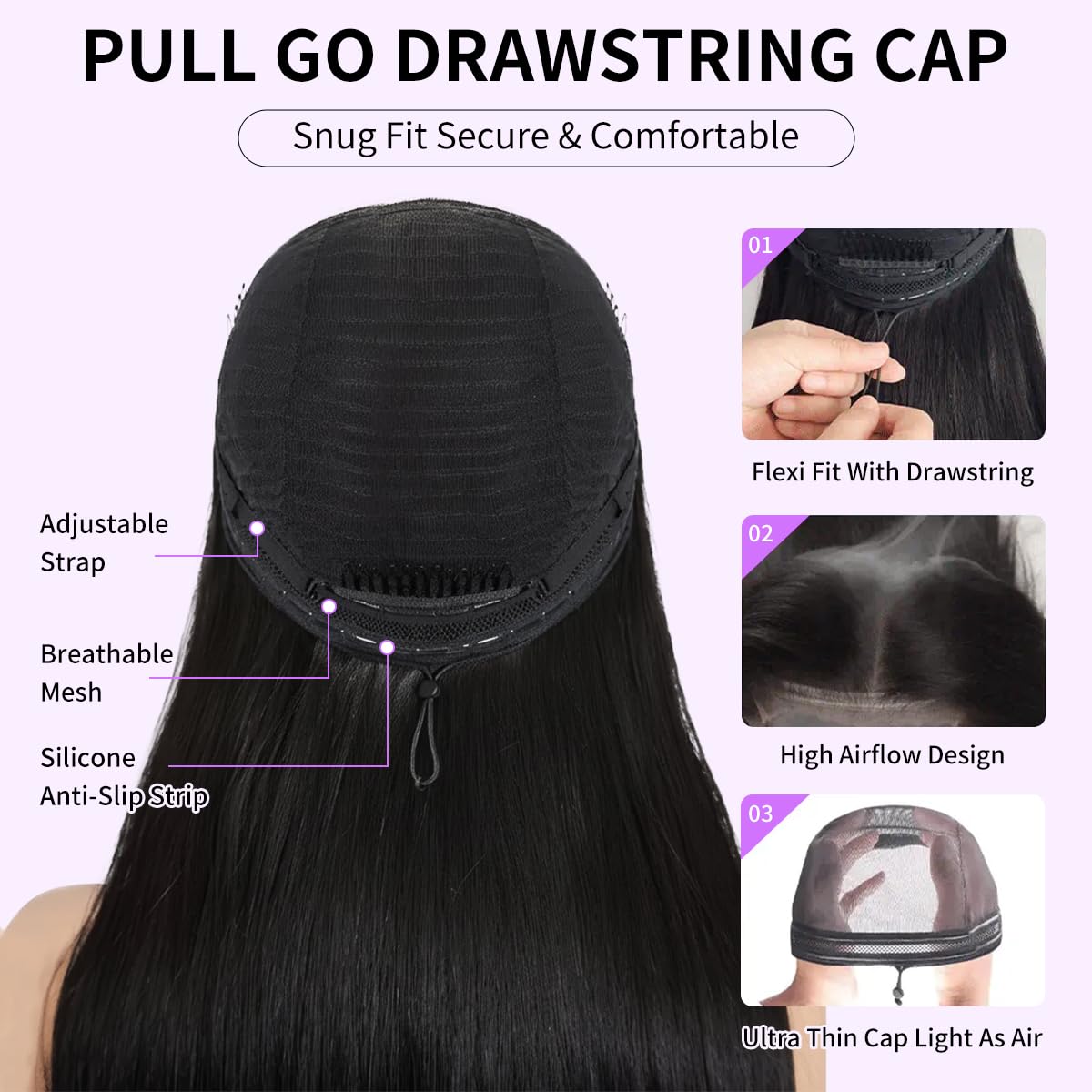 Tinashe curtain bangs wig look, versatile for day or night events.