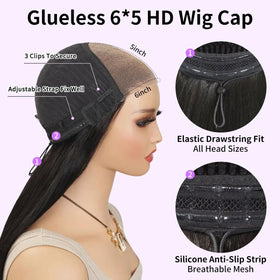 Tinashe wig cap construction with combs and adjustable strap.