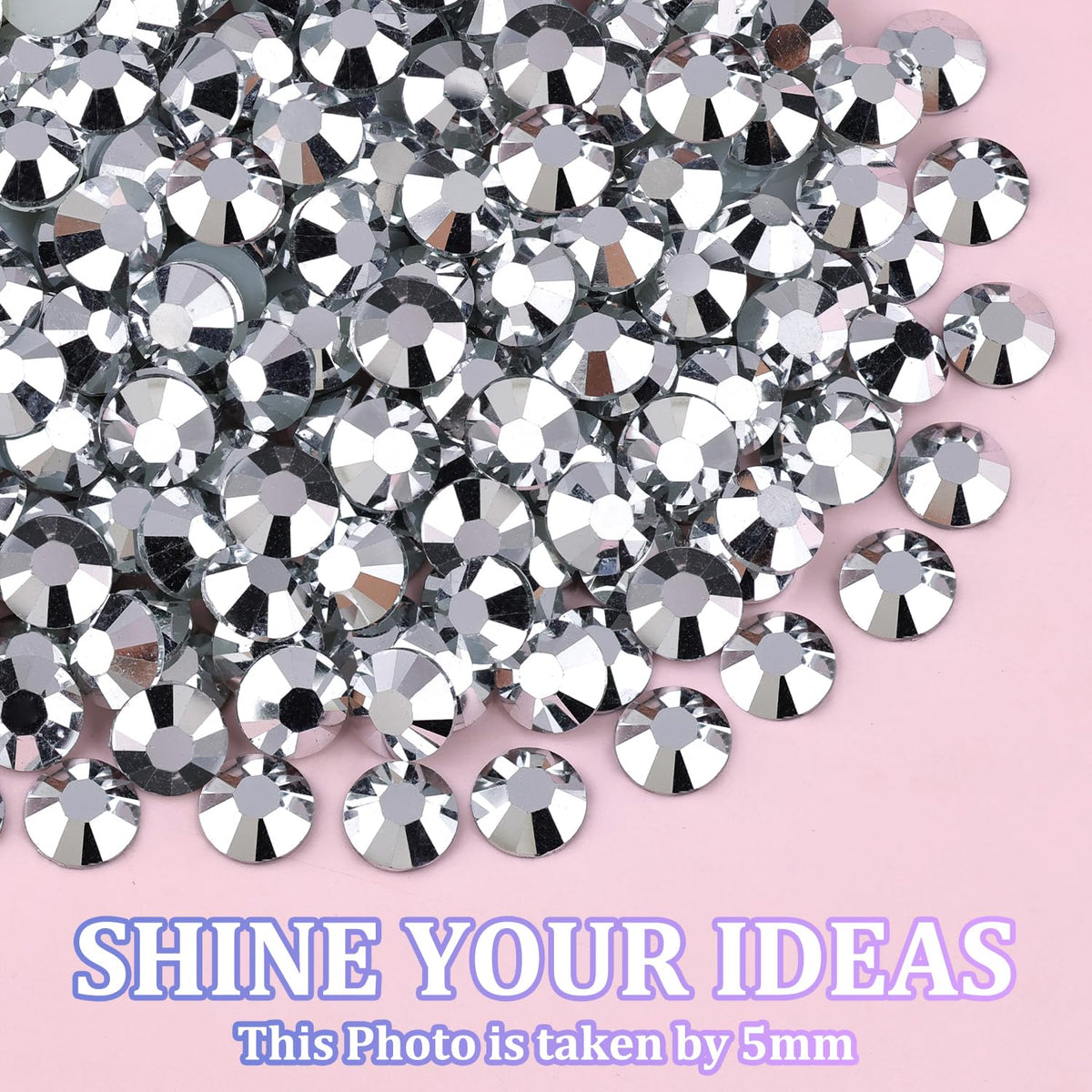 TINKRSTUFF 24-grid tray keeps rhinestones organized during projects