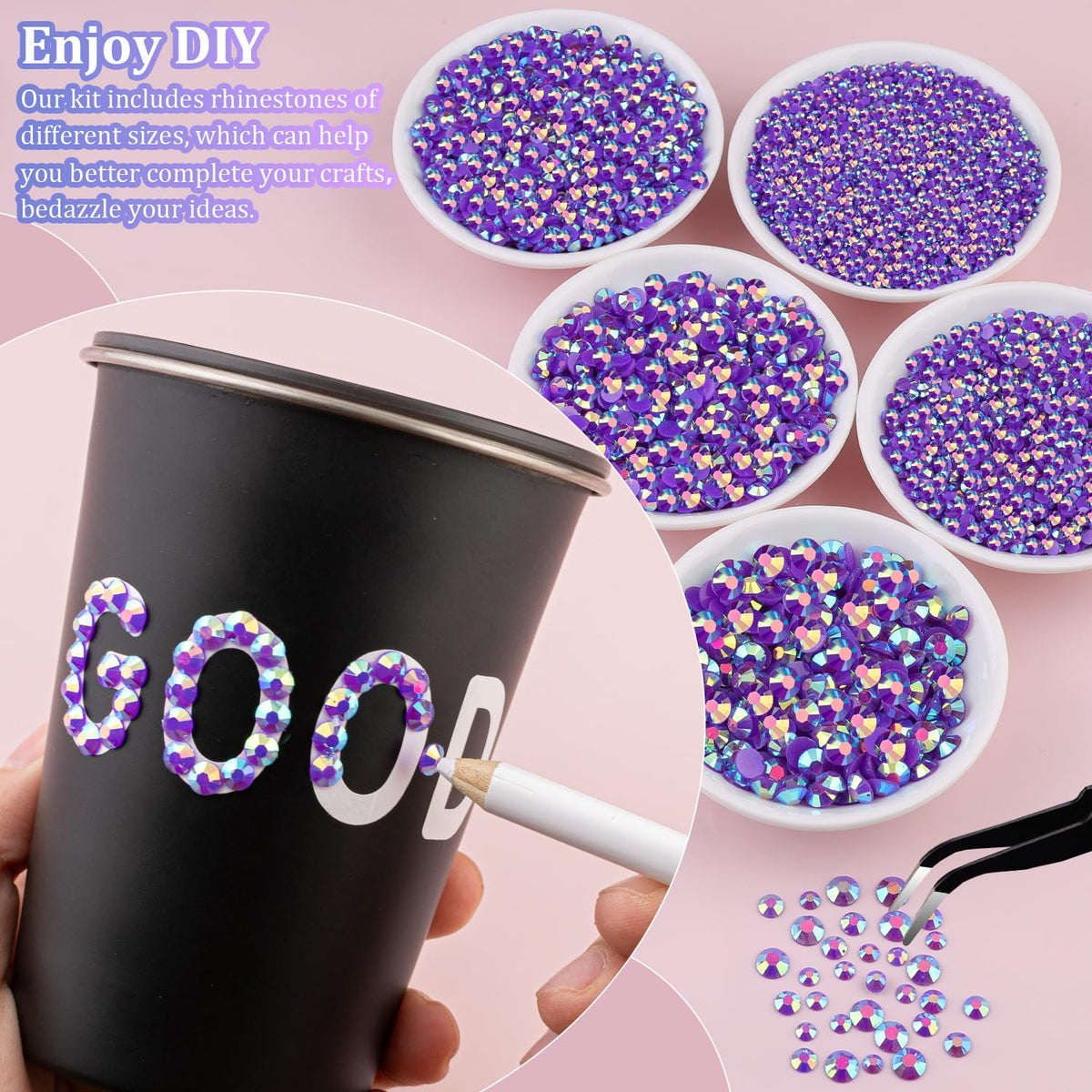 TINKRSTUFF B7000 glue trio for clear-drying adhesion
