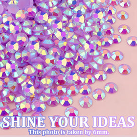 TINKRSTUFF DIY crafts with bling ideas using lavender rhinestones.