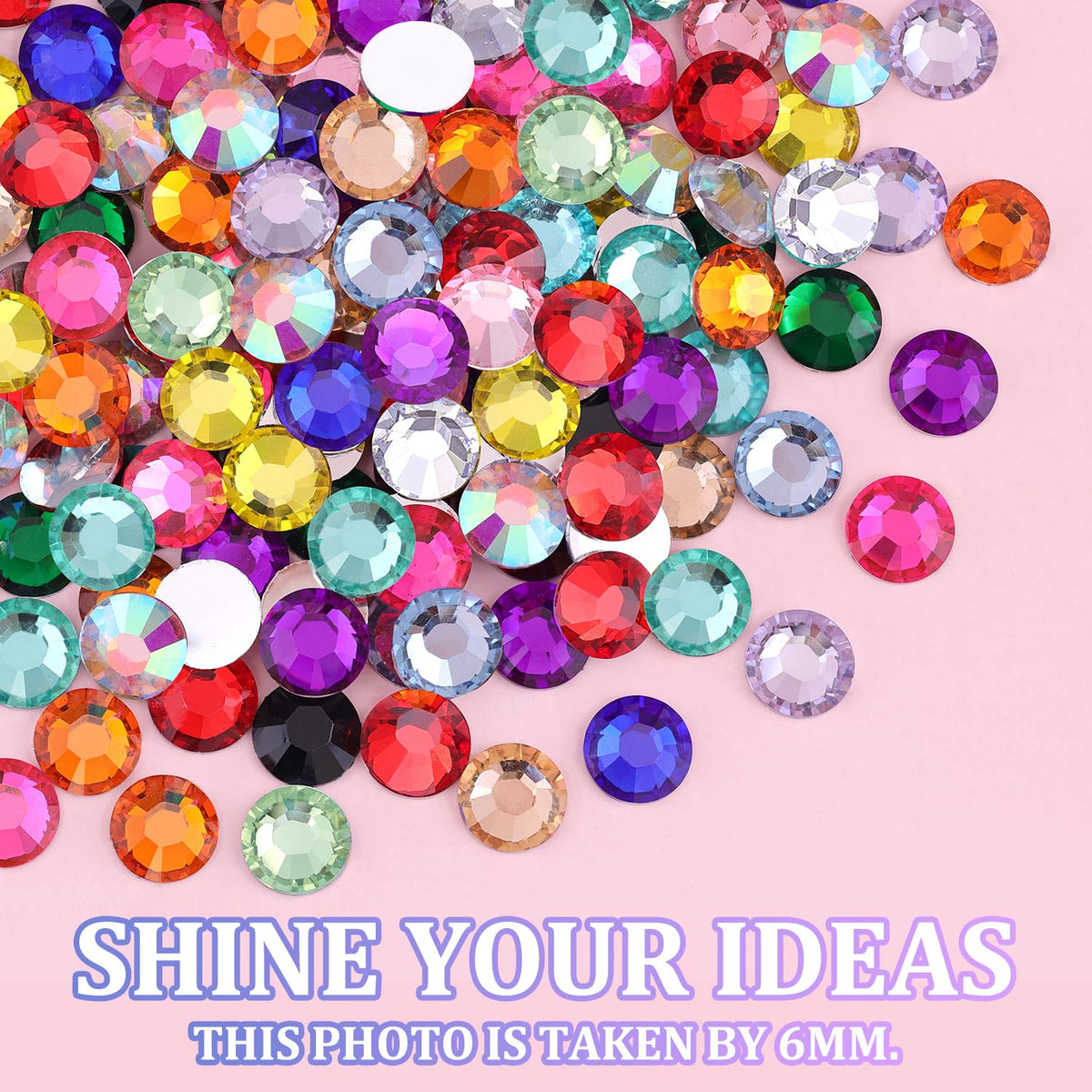 TINKRSTUFF rhinestones enhance nail art with durable shine.