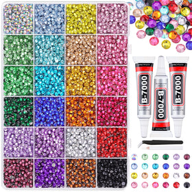 TINKRSTUFF resin rhinestones 4mm mixed colors for versatile crafts and embellishment