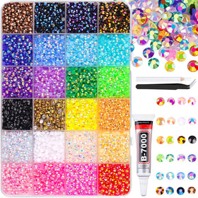 TINKRSTUFF resin rhinestones 4mm mixed colors for versatile crafts