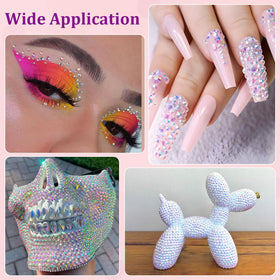 TINKRSTUFF rhinestones on phone cases offer shimmer and customization.