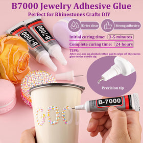 TINKRSTUFF rhinestones on tumblers enable personalized, eye-catching drinkware.