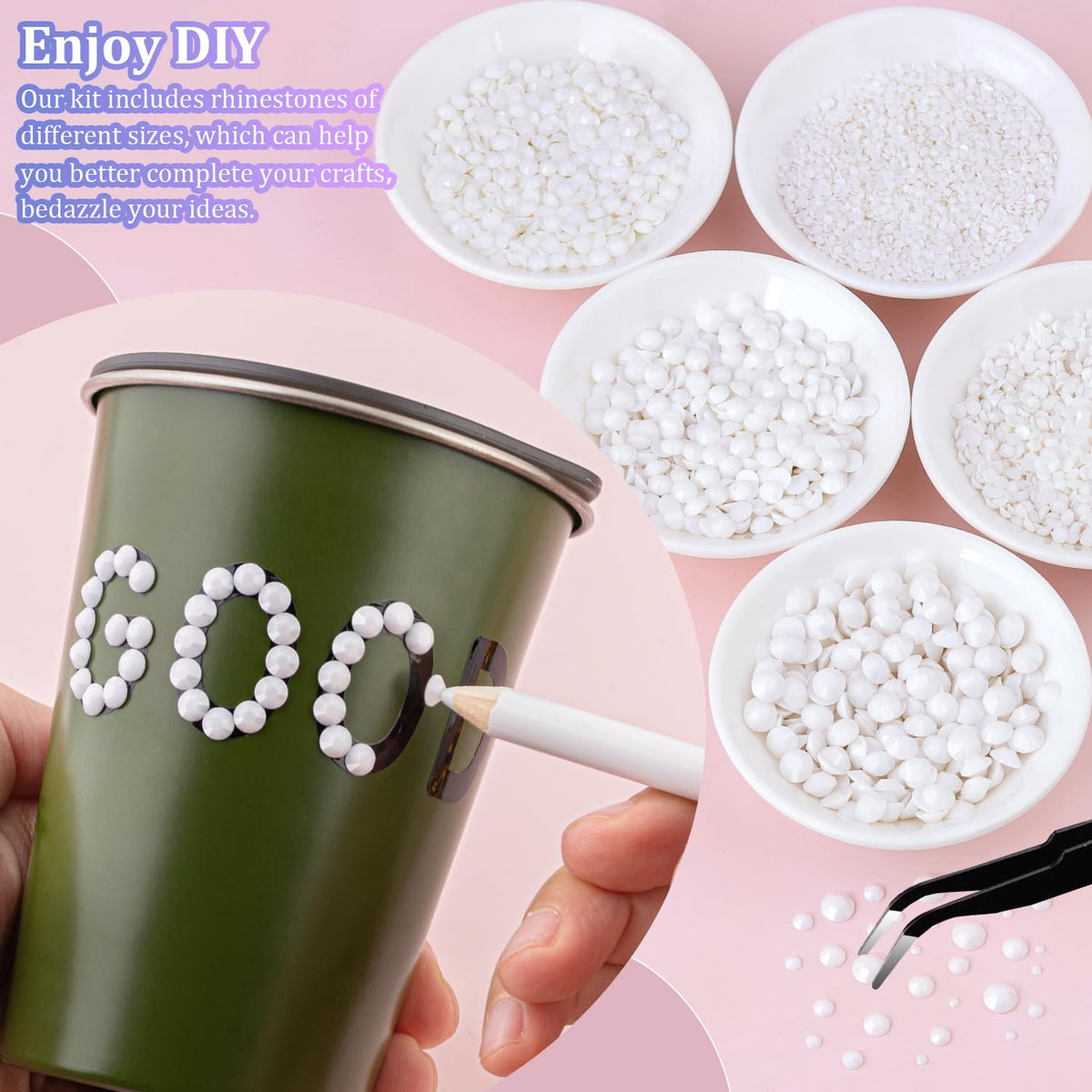 TINKRSTUFF rhinestones pickup pen helps lift gems with ease.