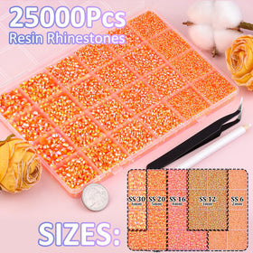 TINKRSTUFF rhinestones with tweezers set for precise gem placement.