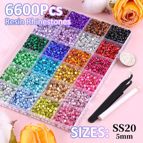 TINKRSTUFF rhinestones tweezers enable precise gem placement.
