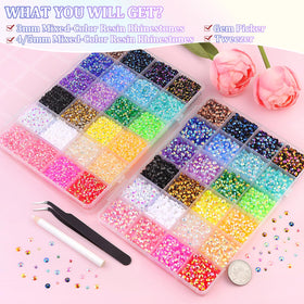 TINKRSTUFF rhinestones with included tweezers and pickup pen for easy placement