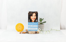 Tints of Nature 4N color chart shows 95 percent naturally derived ingredients.
