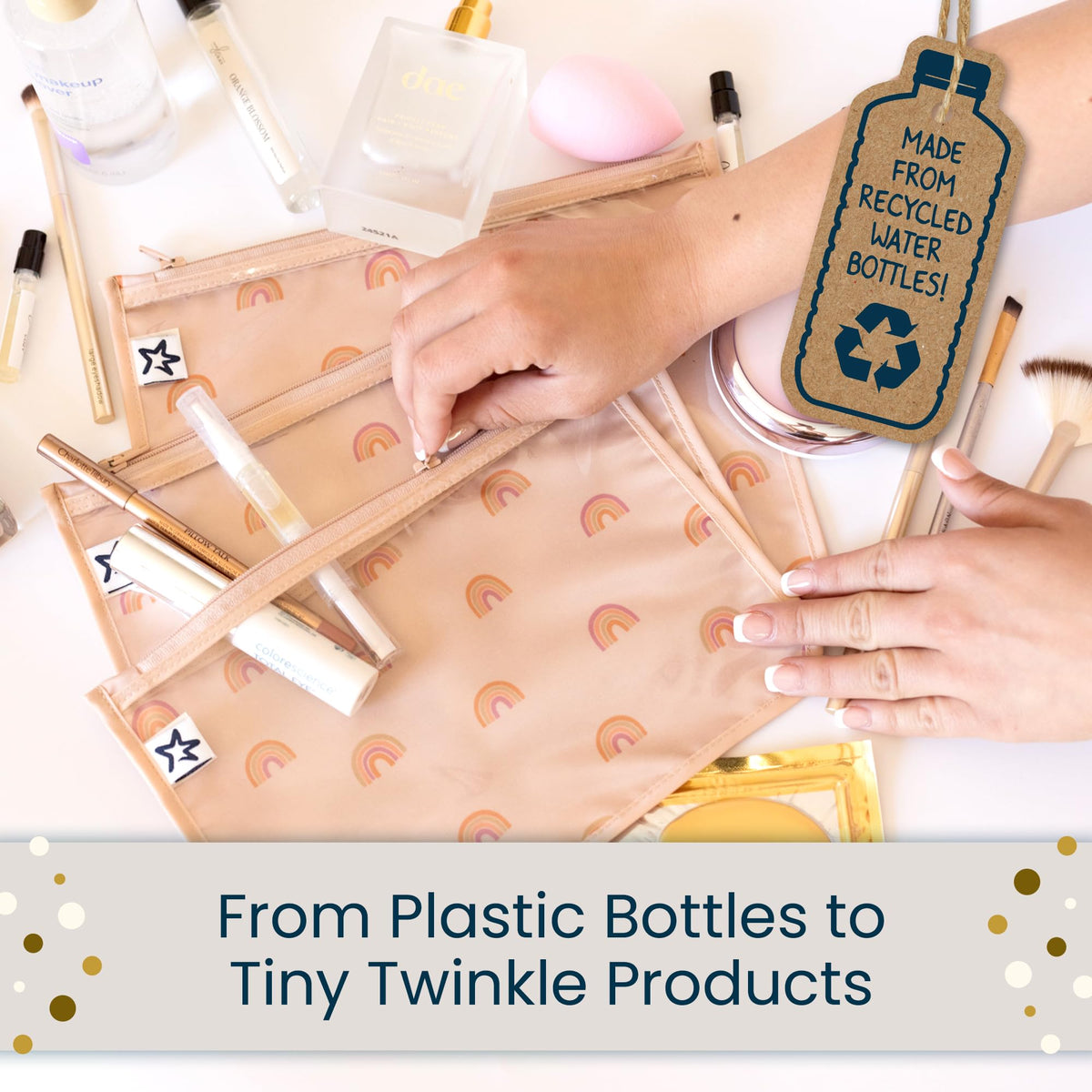 Tiny Twinkle bags support baby and mom essentials on the go.