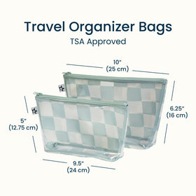 Tiny Twinkle clear front pouch lets you see essentials instantly