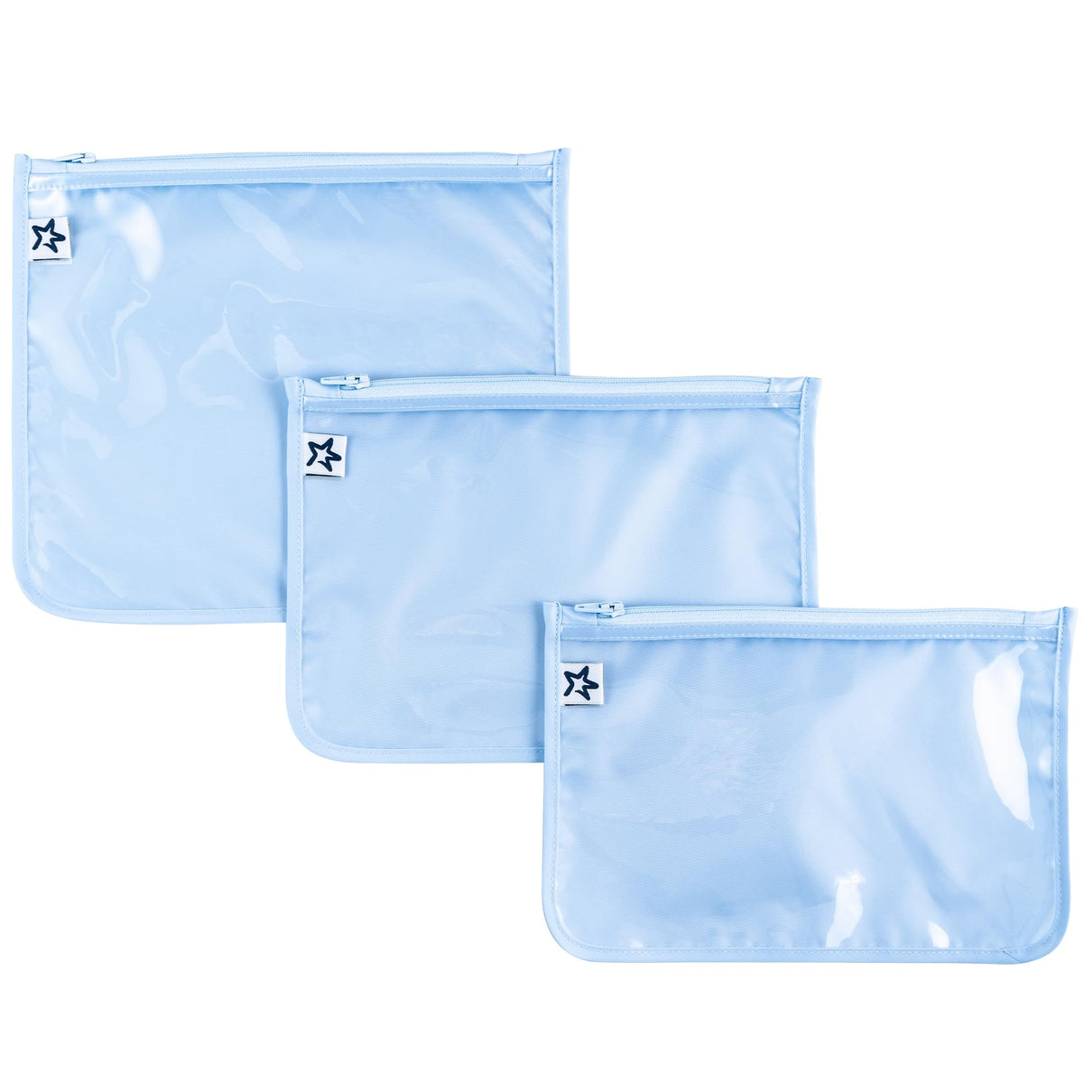 Tiny Twinkle diaper bag organizers front view with a clear panel for quick access.