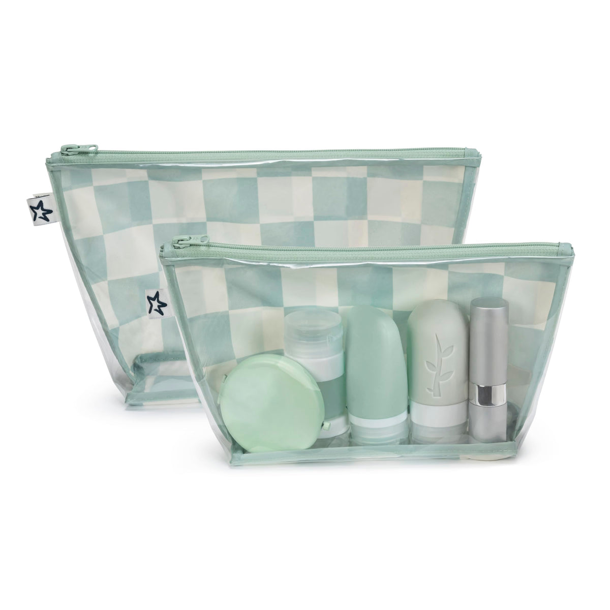 Tiny Twinkle diaper bag pouch with a structured bottom for stable packing