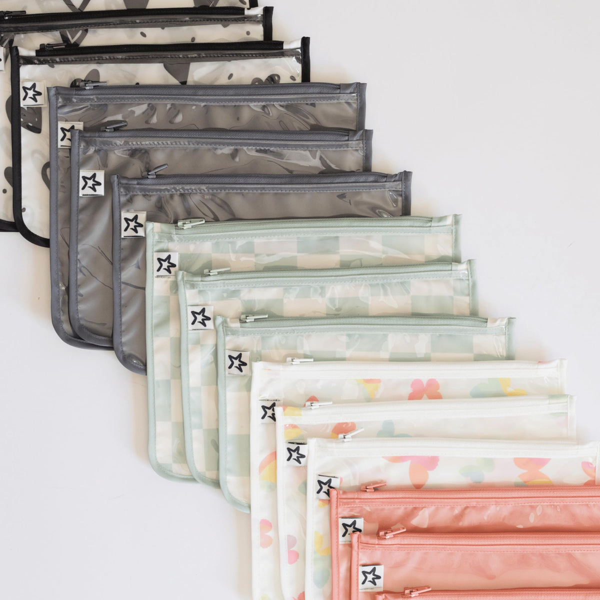 Tiny Twinkle eco-friendly fabric closeup shows recycled material.