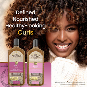 Tio Nacho Curls Set packaging featuring shampoo and conditioner duo.