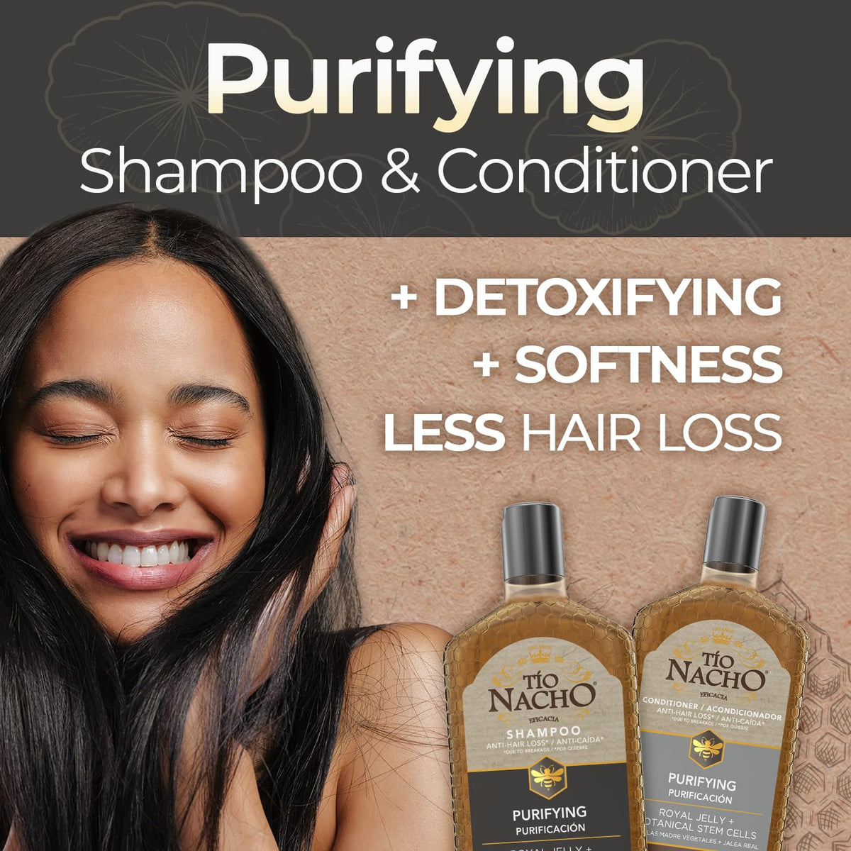 Tio Nacho Purifying Conditioner bottle for smooth, manageable hair
