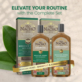 Tio Nacho scalp nourishment application shot for daily use.