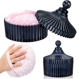 Tioncy large pink powder puff for smooth, even makeup application.