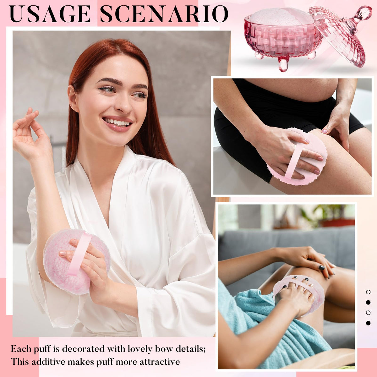 Tioncy gift-ready pink weave design set