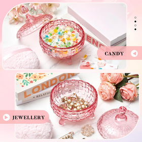 Tioncy glass container open-cap design for easy refills