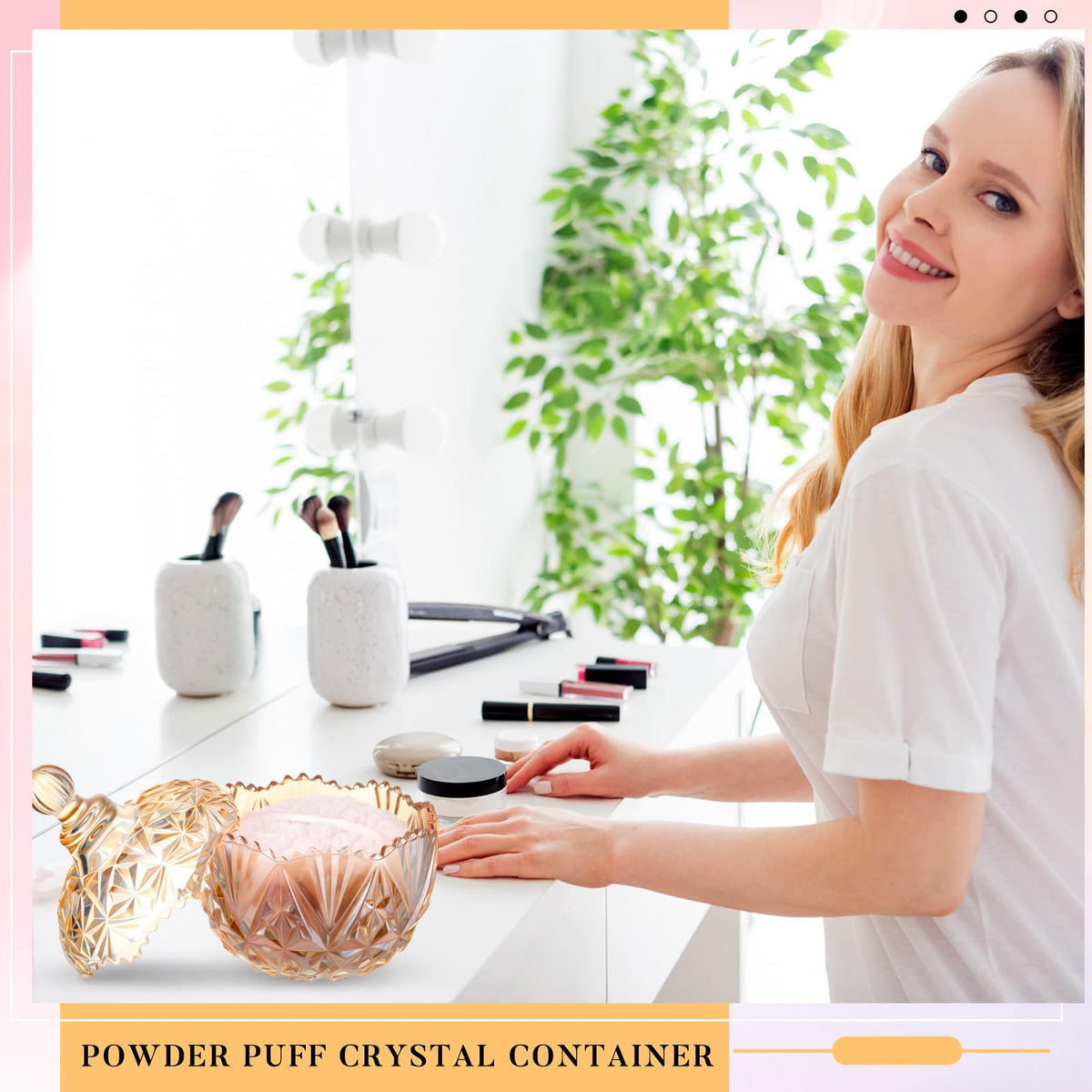 Tioncy multi-use container stores jewelry or powders for organized travel.