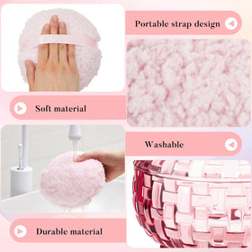 Tioncy powder puff hands-application for even coverage