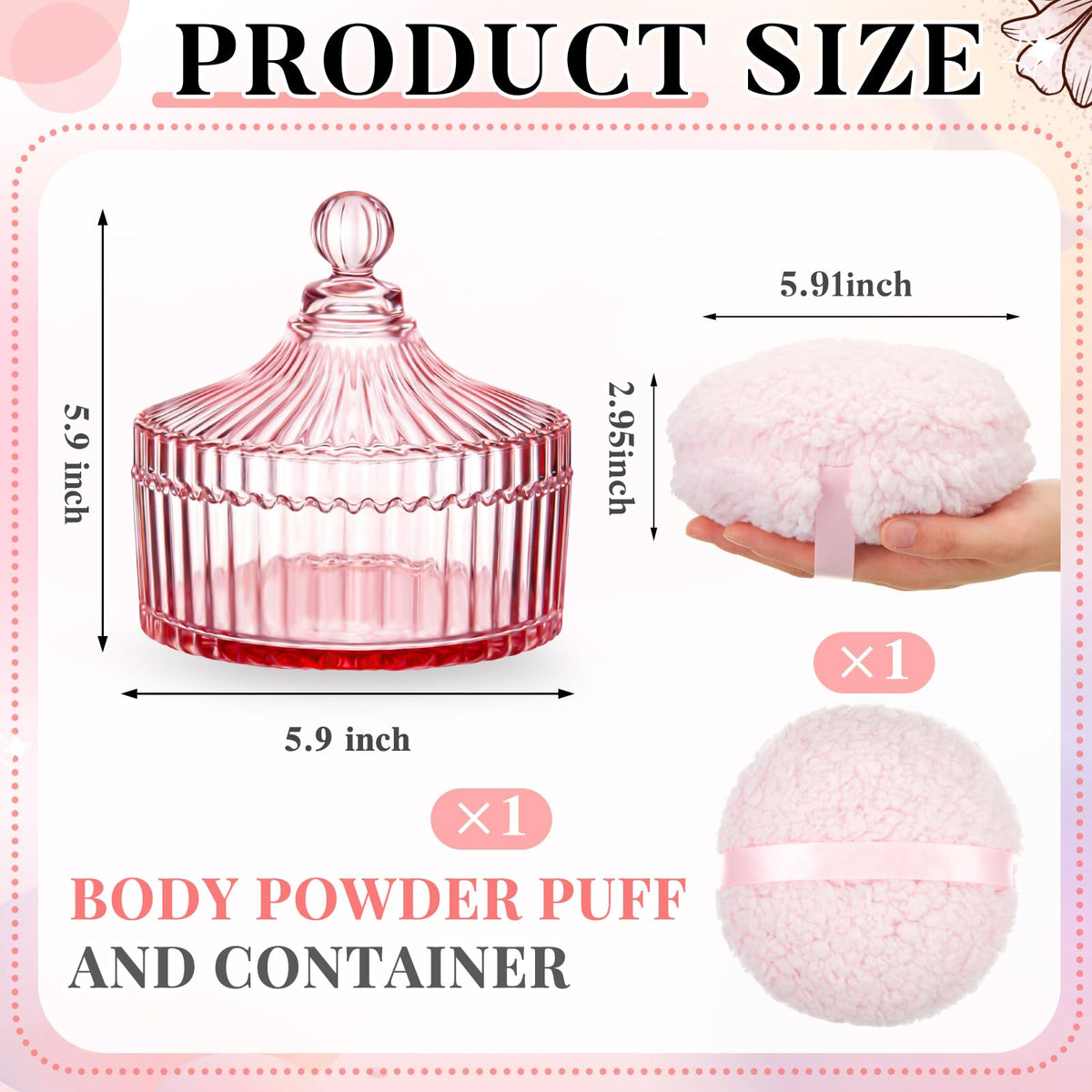 Tioncy puff in hand shows comfortable, controlled application.