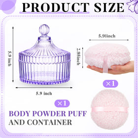 Tioncy powder puff stitching detail shows durability for daily use.