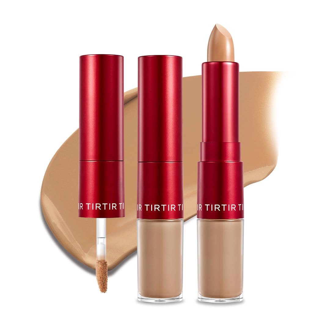 TIRTIR Glide&Hide concealer bottle close-up showing creamy hydration for smooth coverage.