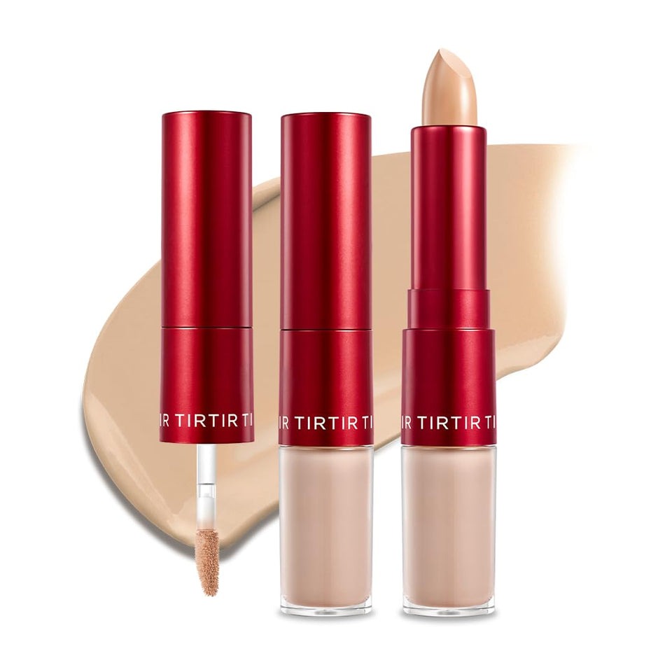 TIRTIR Glide&Hide Concealer with creamy texture delivers smooth, hydrating coverage.