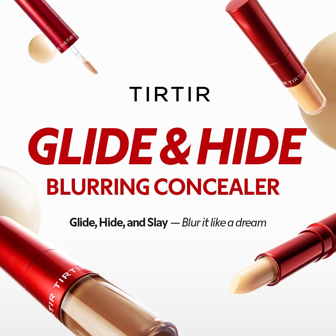 TIRTIR Glide&Hide liquid-tip applicator for precise under-eye concealment.