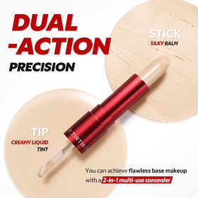 TIRTIR Glide&Hide crease-proof coverage for natural radiance