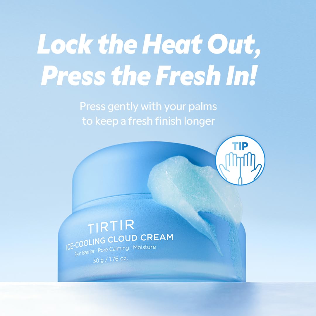 TIRTIR Cloud Cream with coconut and canola oils delivering cooling hydration
