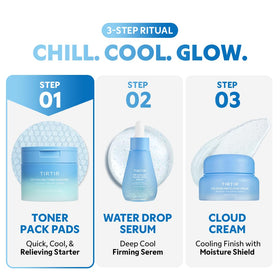 TIRTIR Ice-Cooling Toner Pad ideal for morning routine and post-workout refresh