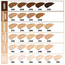 TIRTIR Mask Fit Cushion swatch highlights pore-blurring texture and natural glow.