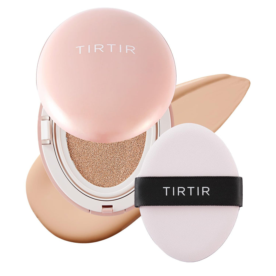 TIRTIR Mask Fit All Cover pink compact front shows full coverage with skin-fit finish.